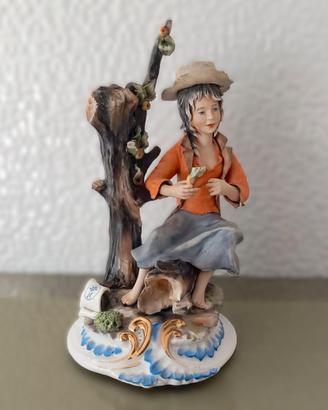 Statua Capodimonte firmata Sartori - cm 23