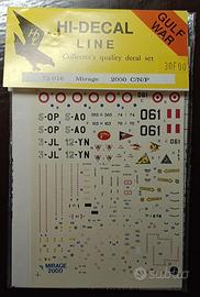 HI-DECAL LINE - 72-016 - Mirage 2000 C/N/P