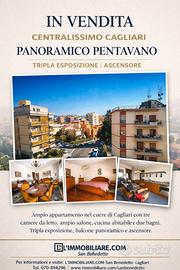 Luminoso pentavano piano alto con tripla esposizio