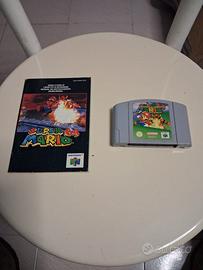 Super Mario 64 cartuccia originale per N64 con lib