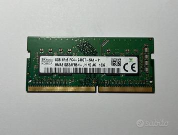 RAM 8GB DDR4 1Rx8 SK hynix per laptop