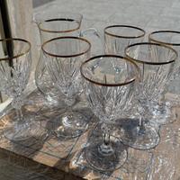 Set calici bordo in oro bavaria