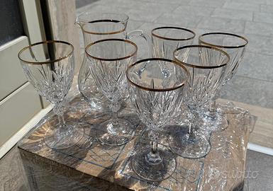 Set calici bordo in oro bavaria