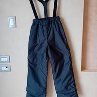 Pantaloni scii neri 8-12 anni