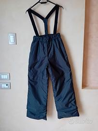 Pantaloni scii neri 8-12 anni