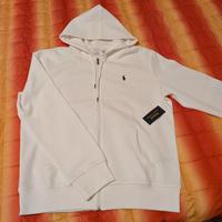 Felpa Ralph Lauren bianca taglia L