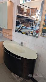 Bagno in rovere moro