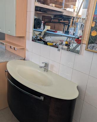 Bagno in rovere moro