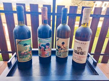 bottiglie vino da collezione 