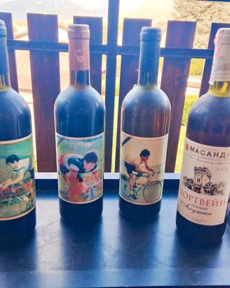 bottiglie vino da collezione 