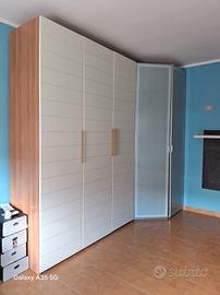 armadio cameretta ciliegio 