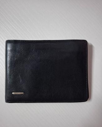Portafoglio Samsonite da uomo in vera pelle nero