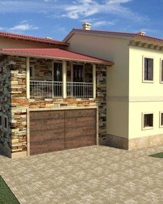 Villa di 130 m² con 5 locali e box auto doppio a V