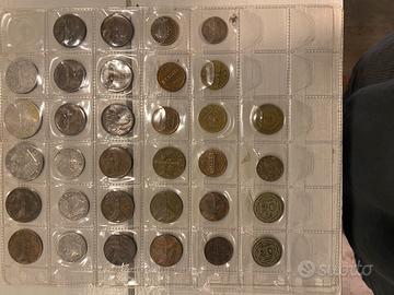 Collezione  intera monete storiche italiane