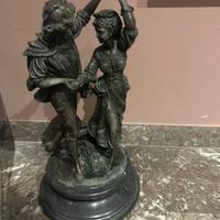 Statua in bronzo francese