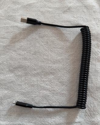 Cavetto Usb - Lightning a spirale
