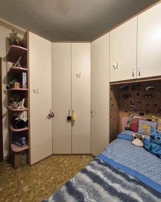 Cameretta con Cabina ad angolo completa