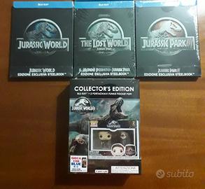 Blu-ray - Steelbook - Jurassic Park Jurassic World