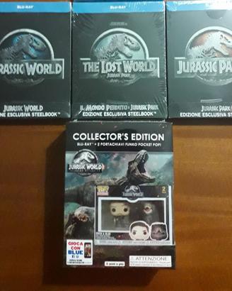 Blu-ray - Steelbook - Jurassic Park Jurassic World