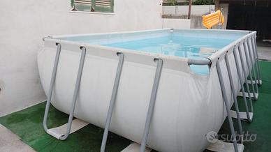 Piscina Steel Pro 4,88 x 2,74 x 1,22 m – Con Scala