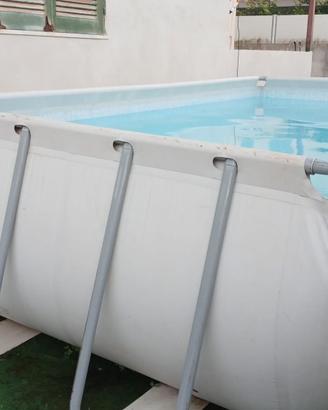 Piscina Steel Pro 4,88 x 2,74 x 1,22 m – Con Scala