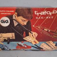 SET TRAFORO PER LEGNO - GIG - VINTAGE - IDEAL SET.