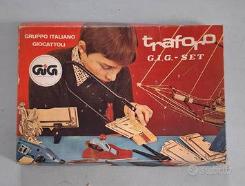SET TRAFORO PER LEGNO - GIG - VINTAGE - IDEAL SET.