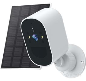 2 Telecamere wifi con pannello solare 