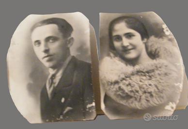 2 Fotografie d’epoca ritratti privati anni 20-30