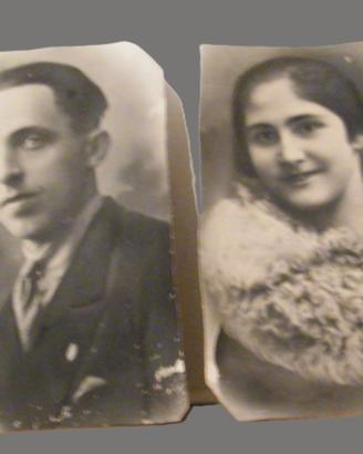2 Fotografie d’epoca ritratti privati anni 20-30