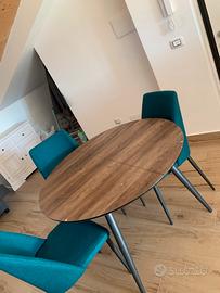 Tavolo rotondo allungabile