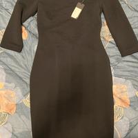 Vestito Guess longhette nero a mezzamanica
