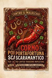 Poster stampa scaramanzia