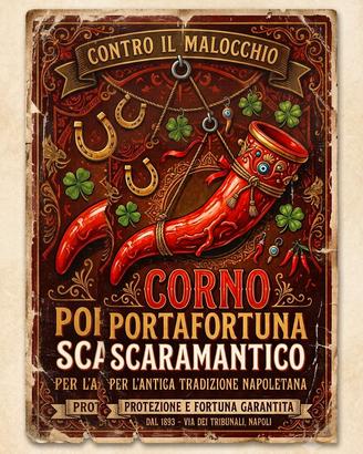 Poster stampa scaramanzia