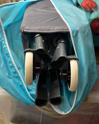 Lettino da Campeggio Pieghevole con Ruote - Ottime