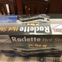 Raclette Exclusive 8 persone piastra e pietra