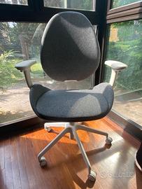 Sedia da ufficio con braccioli, HATTEFJÄLL