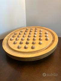Solitario cinese in legno con biglie