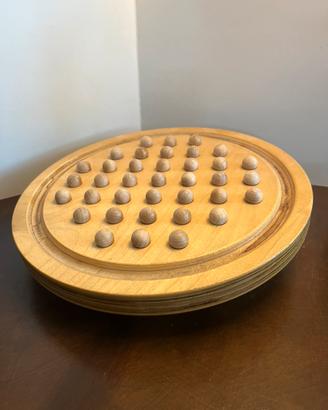 Solitario cinese in legno con biglie