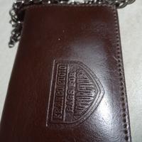 portafoglio in vero cuoio