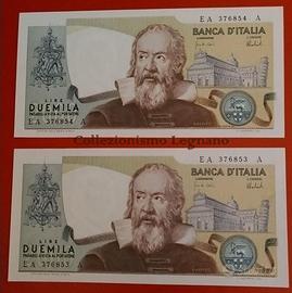 Banconote 2000 lire Galileo
