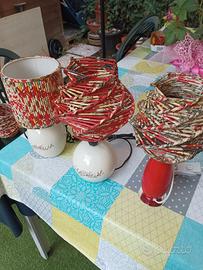 Abajour riciclo carta