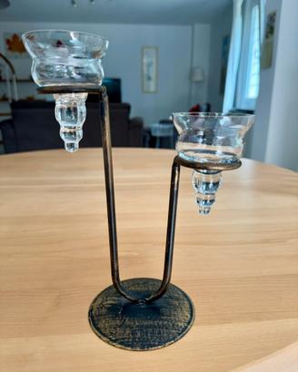Portacandele candelabro candeliere vintage