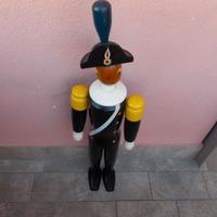 vecchio carabiniere in legno cm:95