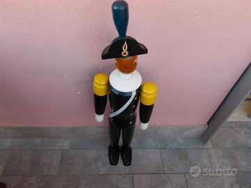vecchio carabiniere in legno cm:95