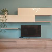 Mobile TV soggiorno, madia e specchio