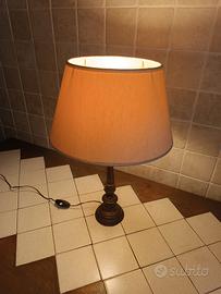 Lampada  barocco in ottone