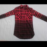 Camicia in flanella a quadri neri e rossi. Emp 🤘
