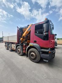 IVECO TRAKKER MEZZO D'OPERA - GRU EFFER 305 6+4 - 