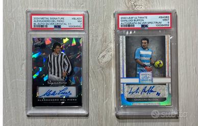 Carte Juventus Psa Del Piero 1/1 Yildiz Buffon